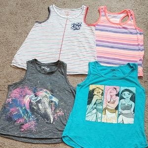 Girls tank top bundle size 8